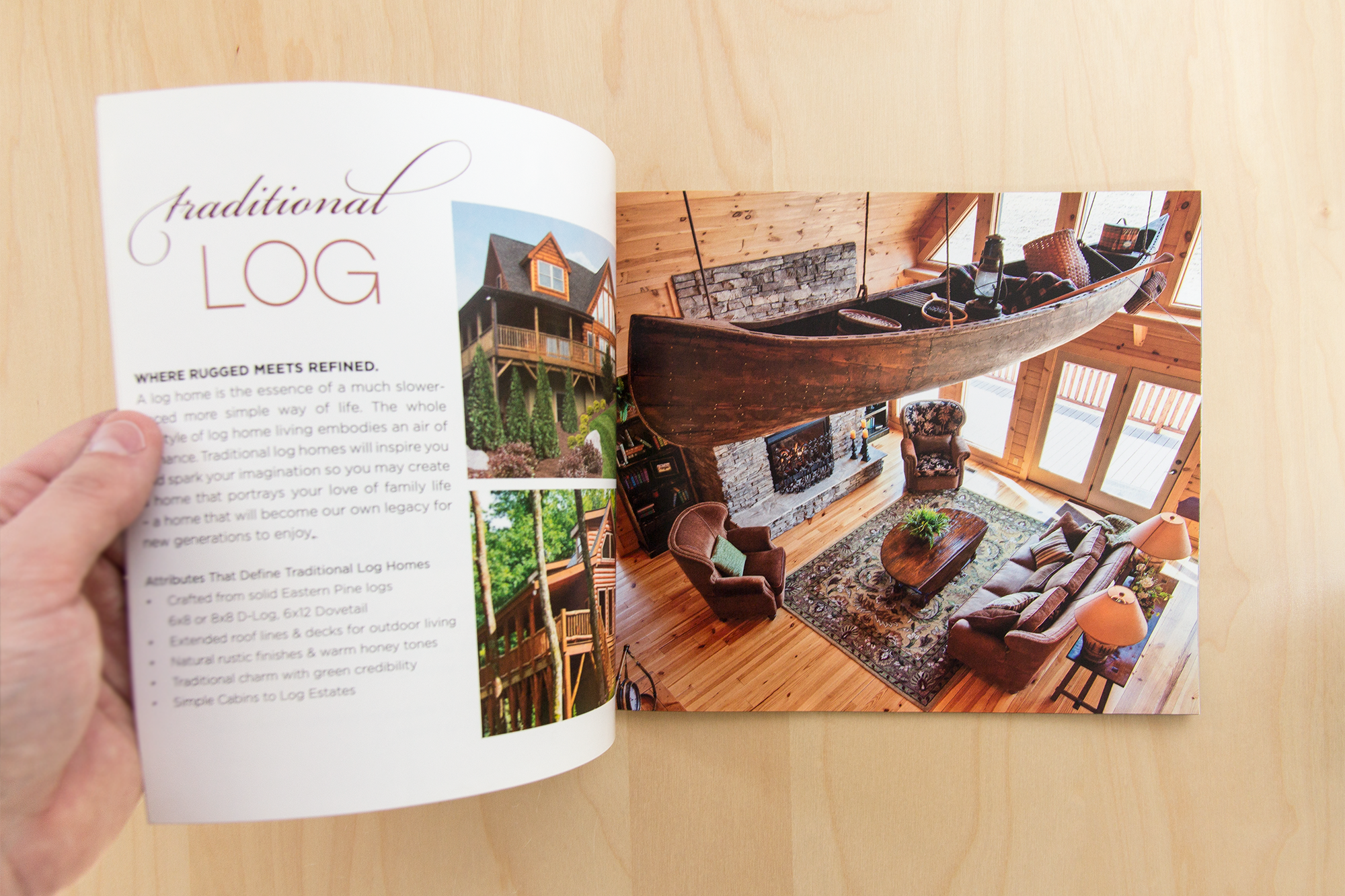 Blue Ridge Log Cabins - Brochure